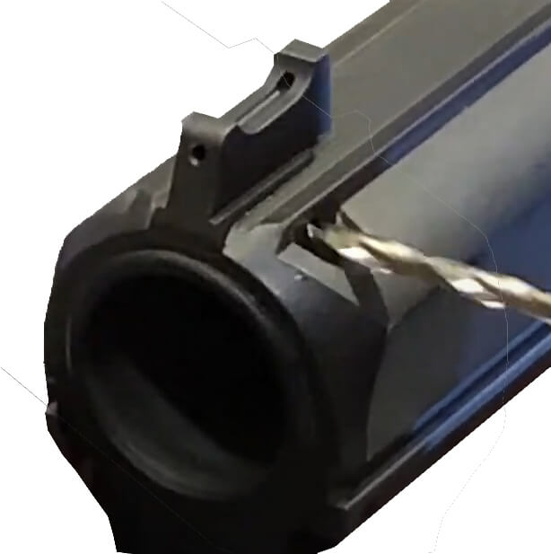 CZ front sight pin hole drilling