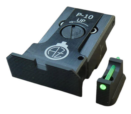 CZ P-10  Adjustable sight set with fiber optics