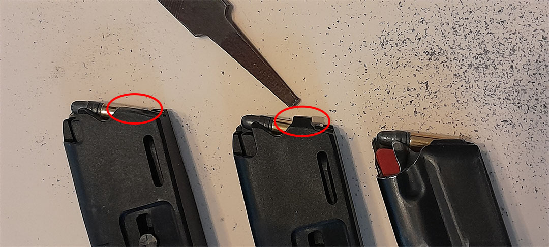 CZ 75B Kadet alte Magazine - Anpassung