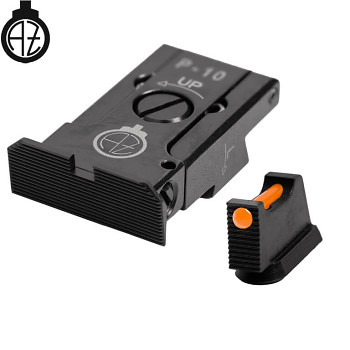 CZ P-10 fully adjustable sight set with fiber optics | type A