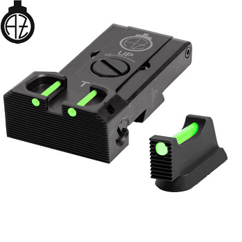 CZ TS 2, CZ TS FULLY ADJUSTABLE SIGHT SET WITH FIBER OPTICS | type B