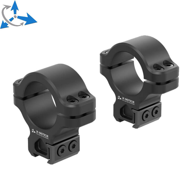 CZ 457, CZ 455, CZ 512 scope rings [dovetail] 30mm