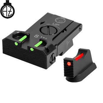 CZ Shadow 2, CZ 75 SP-01 Shadow miras ajustables con fibra óptica | typ B