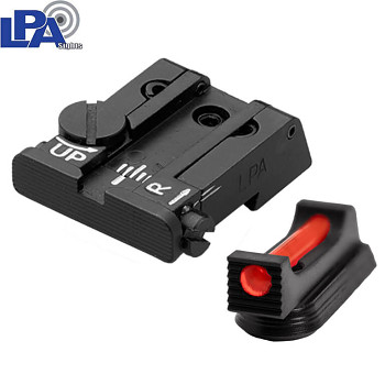 CZ P-10 FULLY ADJUSTABLE SIGHT SET WITH FIBER OPTICS | LPA