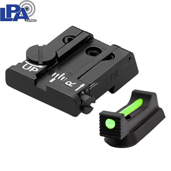 CZ P-10 miras ajustables con fibra óptica | LPA
