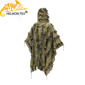 LEAF GHILLIE PONCHO | US WOODLAND