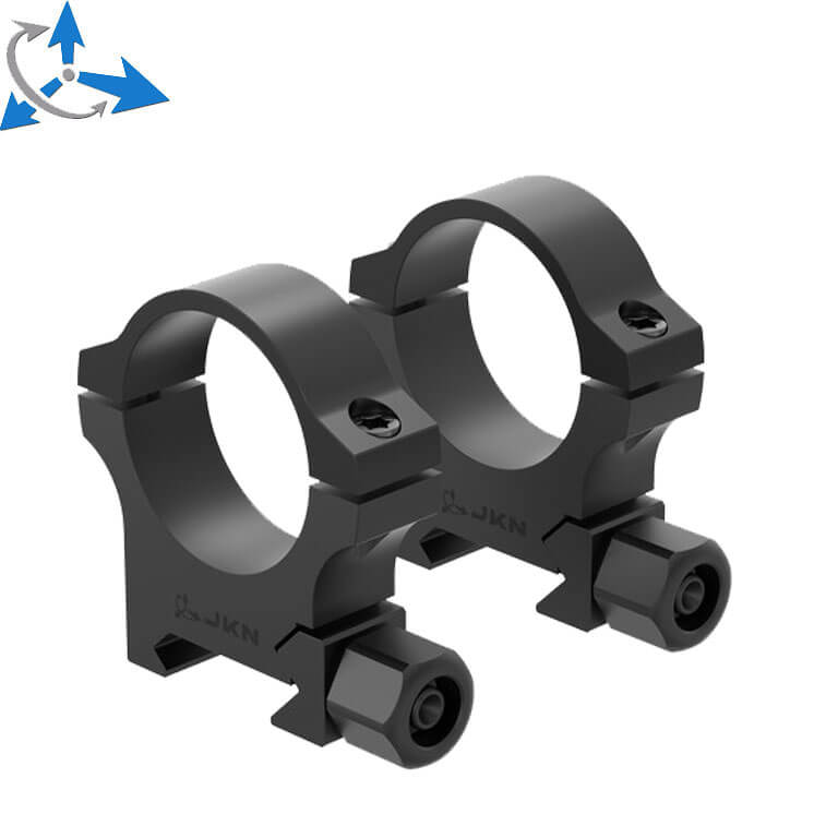 CZ 457, CZ 600 scope rings with screw nut [picatinny] 30mm