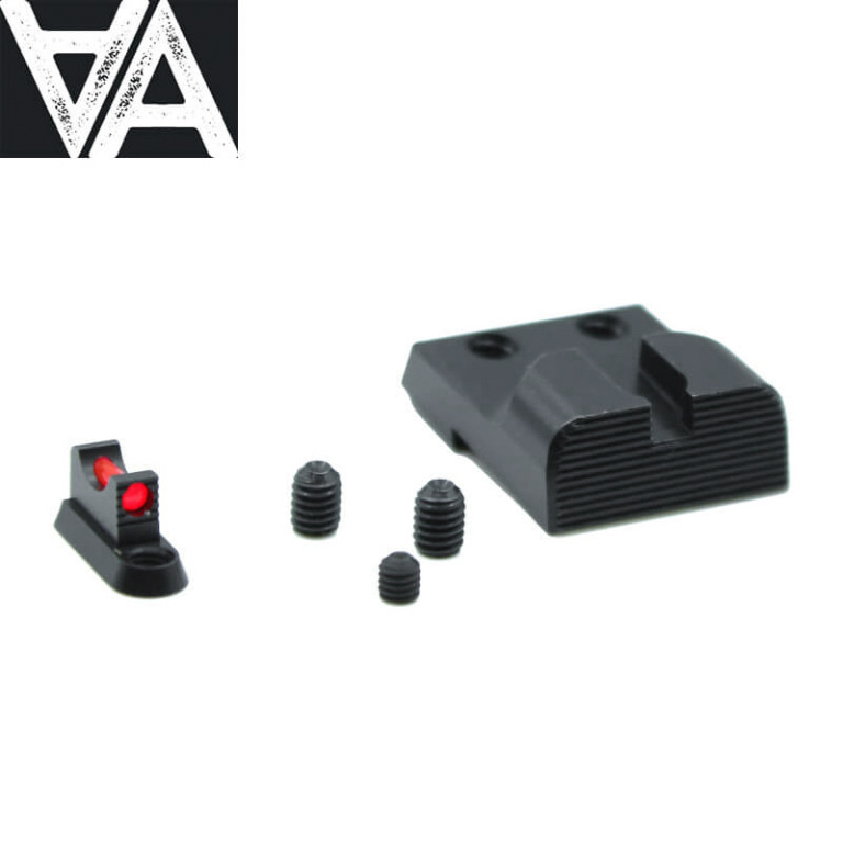 CZ P10 fixed sight set with fiber optics type A