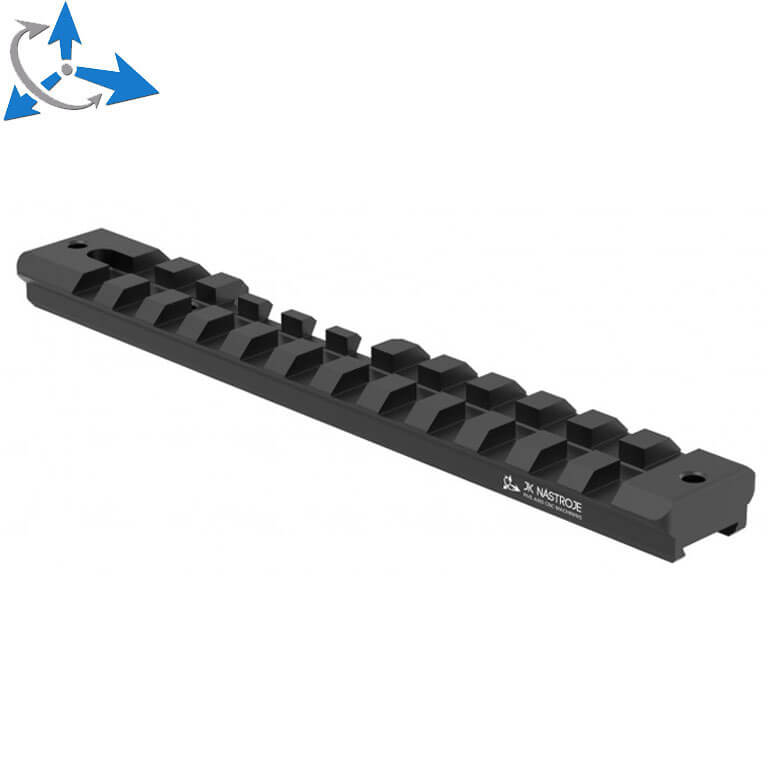 CZ 457 steel scope base [picatinny rail] 25 MOA