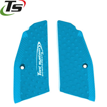 CZ 75B & SP-01, CZ TS 2, CZ SHADOW 2 SHORT ALU TS VIBRAM GRIPS | BLUE