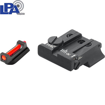CZ P-07, CZ P-09 FULLY ADJUSTABLE SIGHT SET WITH FIBER OPTICS | LPA