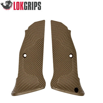 CZ 75B, CZ 75 SP-01, CZ 75 SP-01 SHADOW G10 EXTENDED LOK GRIPS TARGET | FDE