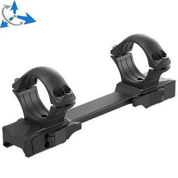 CZ 457, CZ 600, CZ Scorpion, CZ Bren 2 QD scope rings [picatinny] | long base [145.4mm]
