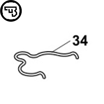 CZ Shadow 2, CZ 75B, CZ 75 SP-01 Shadow trigger bar spring | part #34