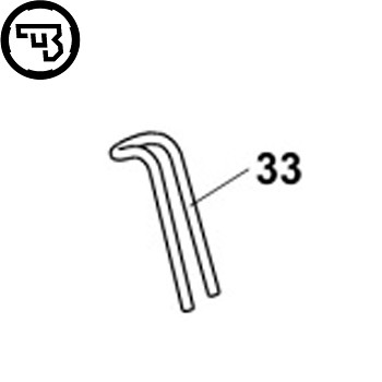 CZ Shadow 2, CZ 75B, CZ 75 SP-01 Shadow magazine catch spring | part #33