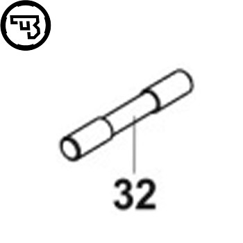 CZ P-07, CZ P-09 pasador del tapón del resorte principal | pieza n.° 32