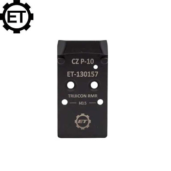 CZ P-10 Optics Ready placa punto rojo | Trijicon RMR, Holosun 507C