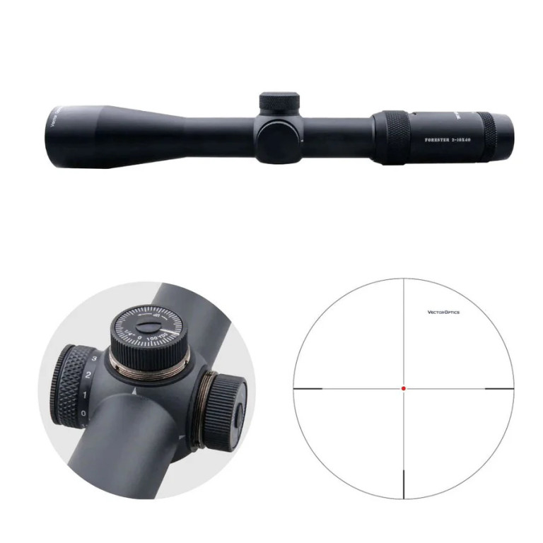 Vector Optics Forester 2-10x40SFP luneta celownicza
