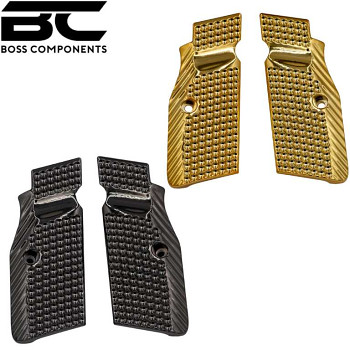 CZ 75B & SP-01, CZ TS 2, CZ Shadow 2 brass Palm Swell BC grips